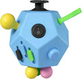 Fidget Dodecagon Cube-Easter Basket Stuffers 12 sided Fidget Toy Cube for Kids and Adults 12 Sides Stress Relief Cube Fidgets Toys Travel Airplane Essentials for Boys Girls